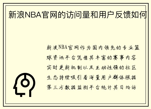 新浪NBA官网的访问量和用户反馈如何